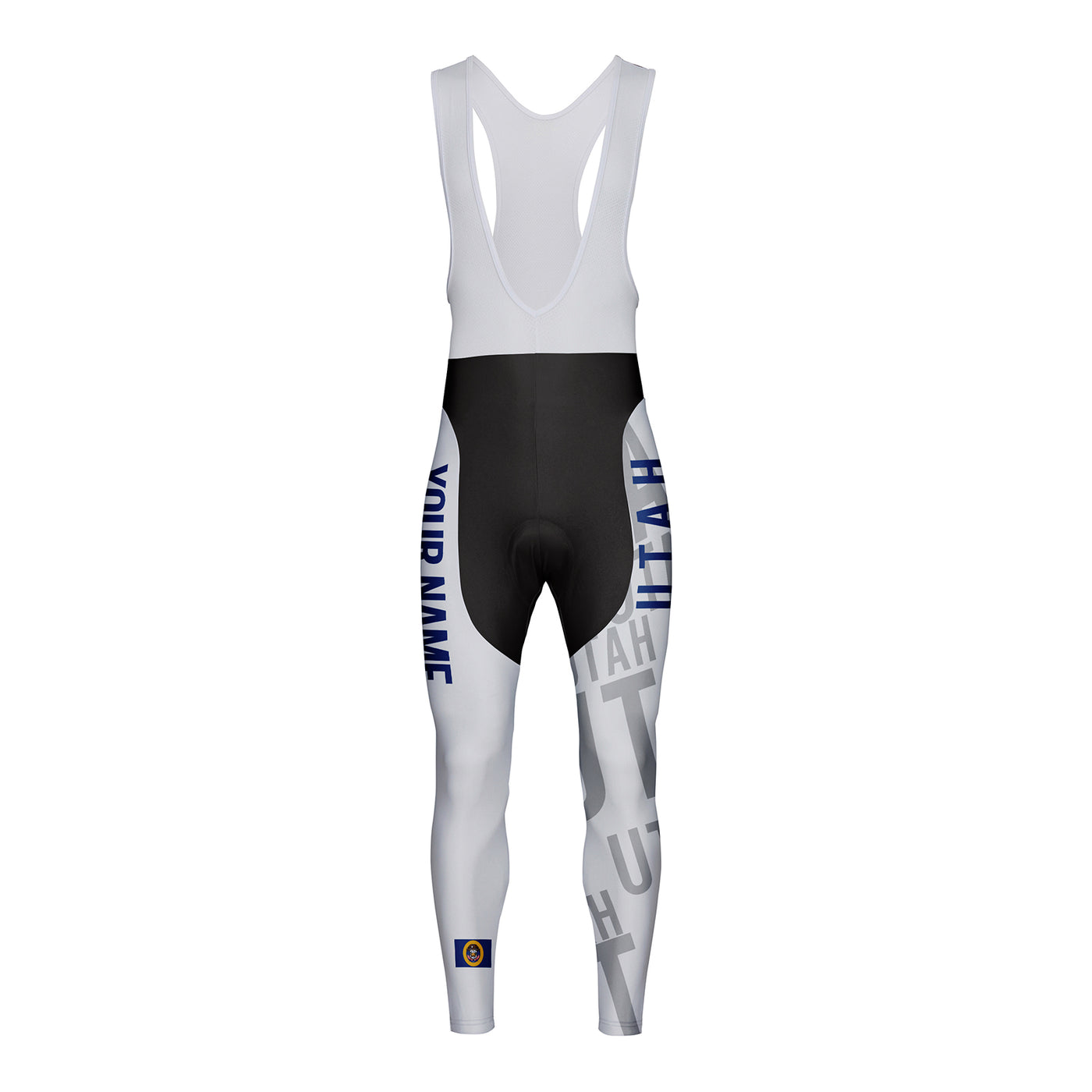Customized Utah Unisex Cycling Bib Tights Long Pants