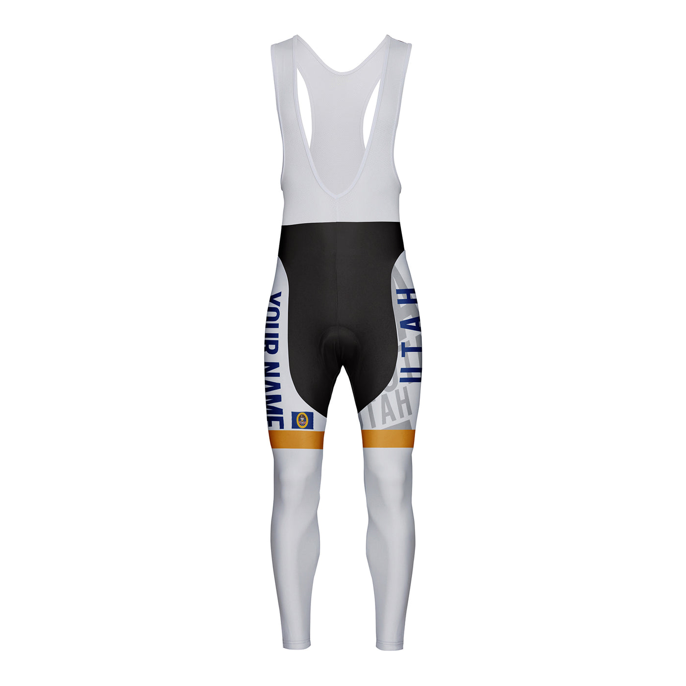 Customized Utah Unisex Cycling Bib Tights Long Pants
