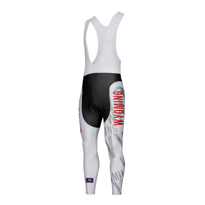 Customized Wyoming Unisex Cycling Bib Tights Long Pants