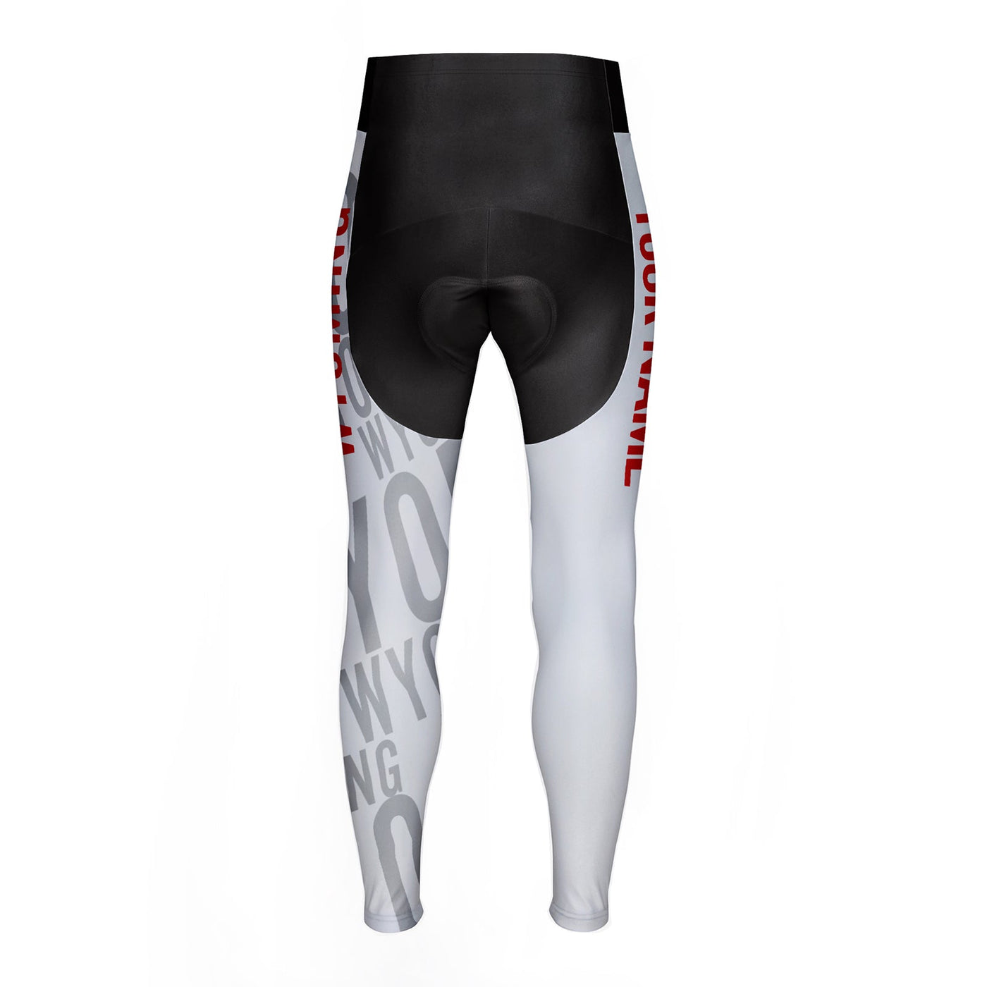 Customized Wyoming Unisex Thermal Fleece Cycling Tights Long Pants