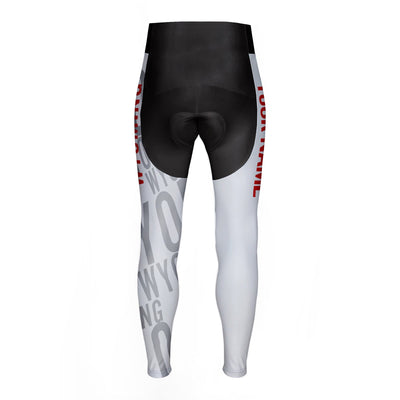 Customized Wyoming Unisex Thermal Fleece Cycling Tights Long Pants