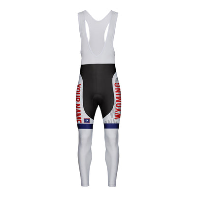Customized Wyoming Unisex Cycling Bib Tights Long Pants