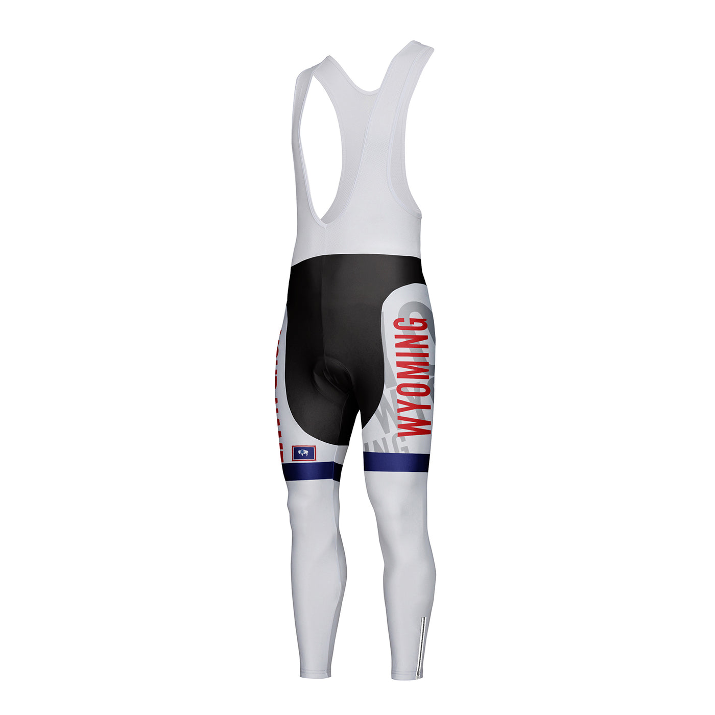 Customized Wyoming Unisex Cycling Bib Tights Long Pants