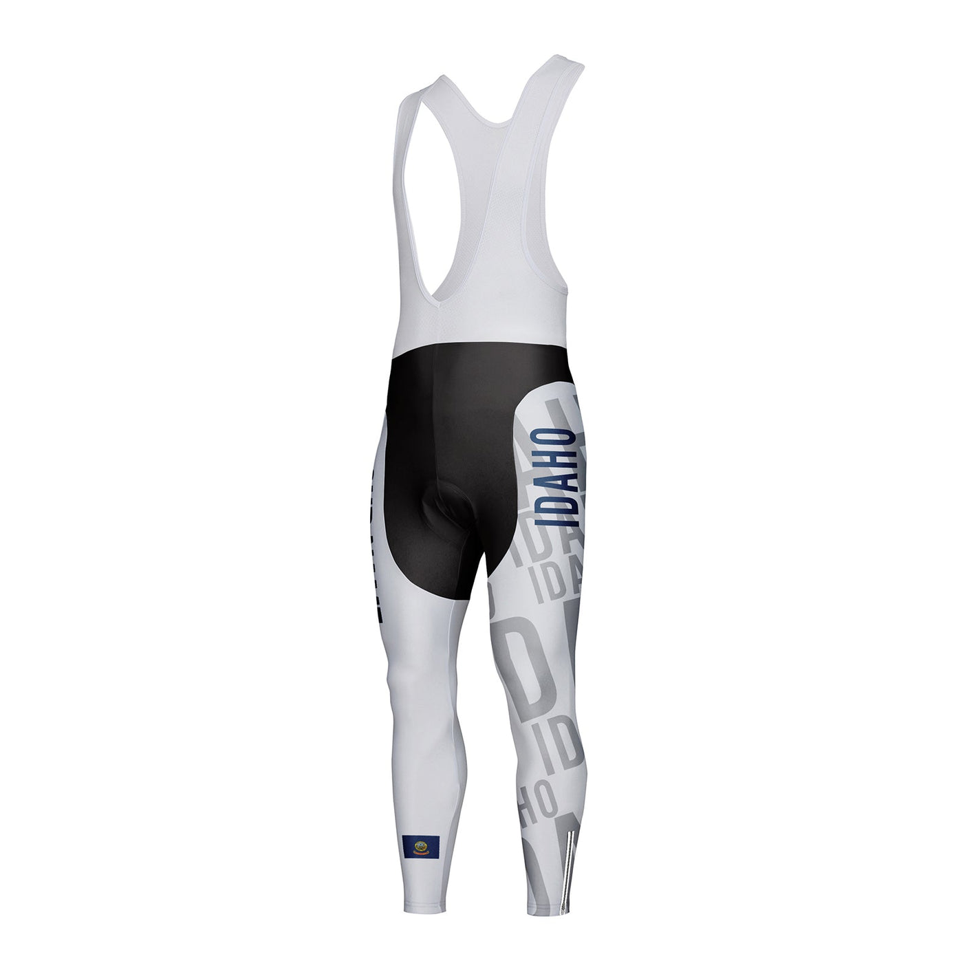Customized Idaho Unisex Thermal Fleece Cycling Bib Tights Long Pants