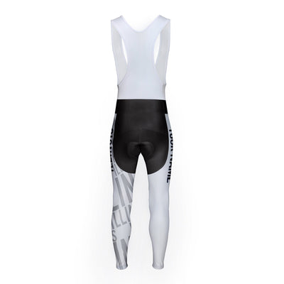 Customized Illinois Unisex Thermal Fleece Cycling Bib Tights Long Pants