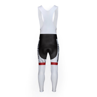 Customized Illinois Unisex Thermal Fleece Cycling Bib Tights Long Pants