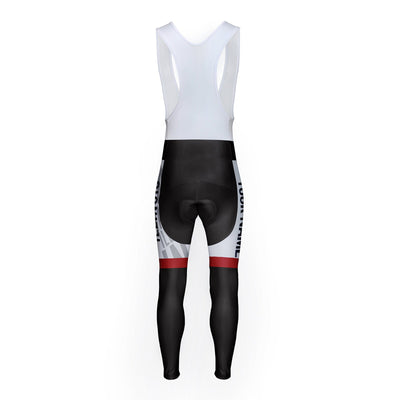 Customized Illinois Unisex Thermal Fleece Cycling Bib Tights Long Pants