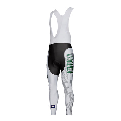 Customized Kentucky Unisex Thermal Fleece Cycling Bib Tights Long Pants