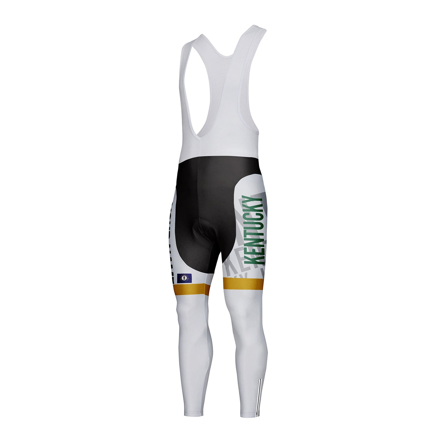 Customized Kentucky Unisex Thermal Fleece Cycling Bib Tights Long Pants