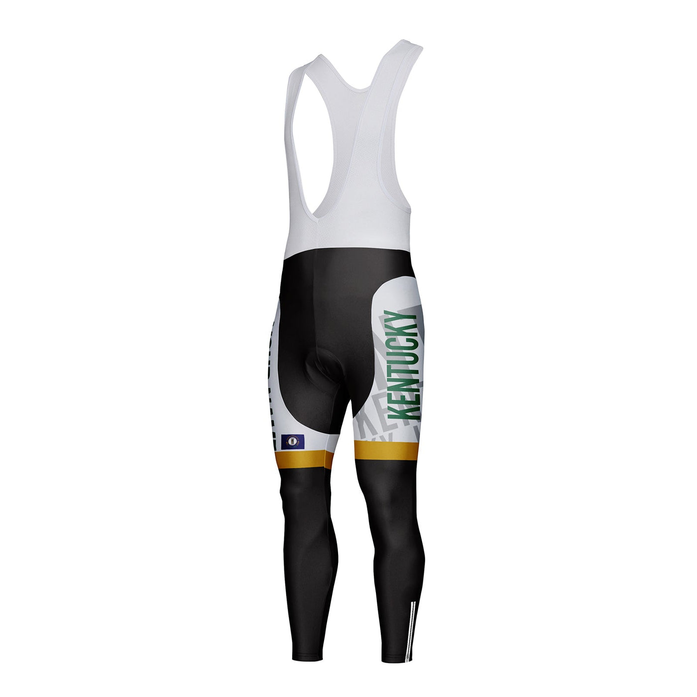 Customized Kentucky Unisex Thermal Fleece Cycling Bib Tights Long Pants