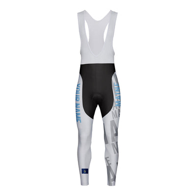 Customized Maine Unisex Thermal Fleece Cycling Bib Tights Long Pants