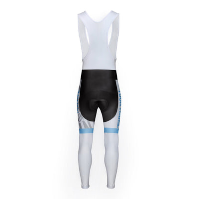 Customized Maine Unisex Thermal Fleece Cycling Bib Tights Long Pants