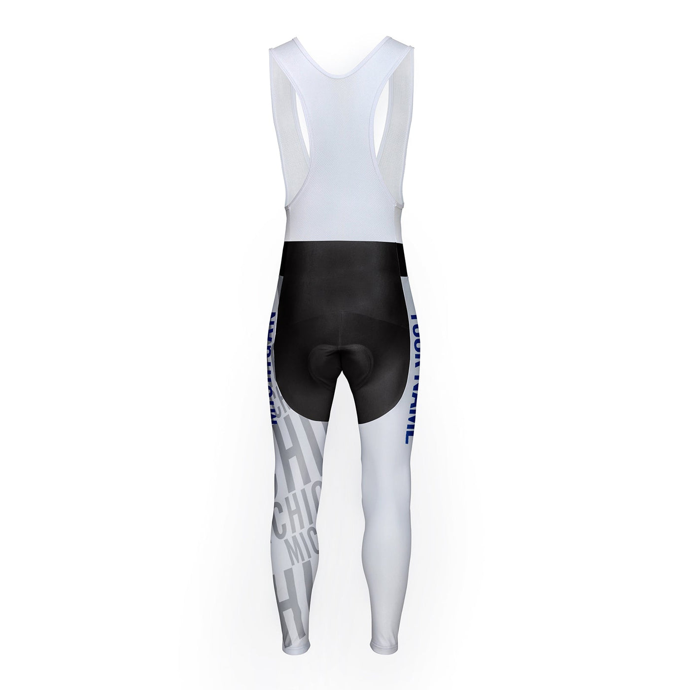 Customized Michigan Unisex Thermal Fleece Cycling Bib Tights Long Pants