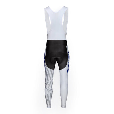 Customized Michigan Unisex Thermal Fleece Cycling Bib Tights Long Pants