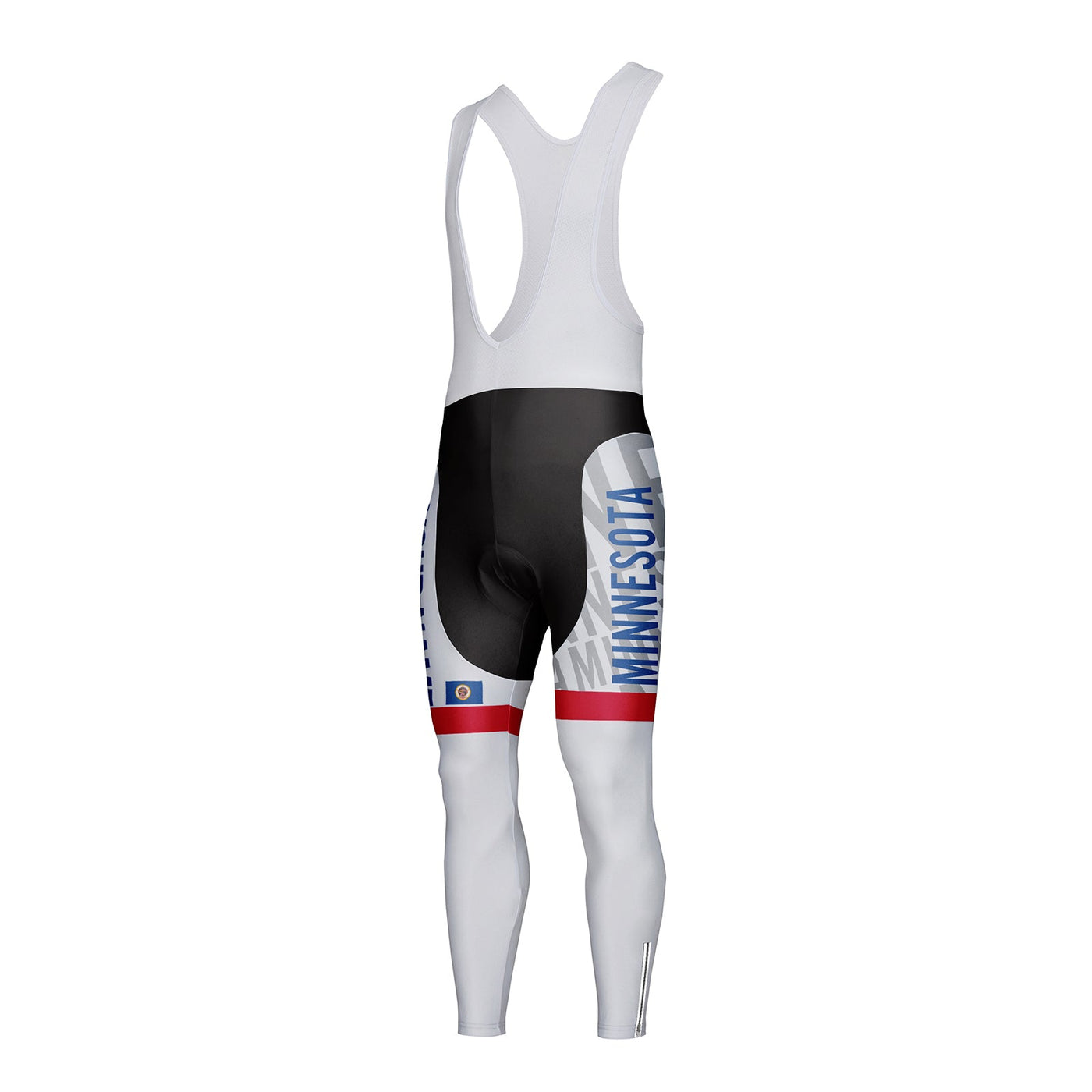 Customized Minnesota Unisex Thermal Fleece Cycling Bib Tights Long Pants