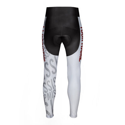 Customized Mississippi Unisex Thermal Fleece Cycling Tights Long Pants