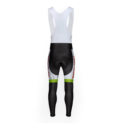 Customized Montana Unisex Thermal Fleece Cycling Bib Tights Long Pants