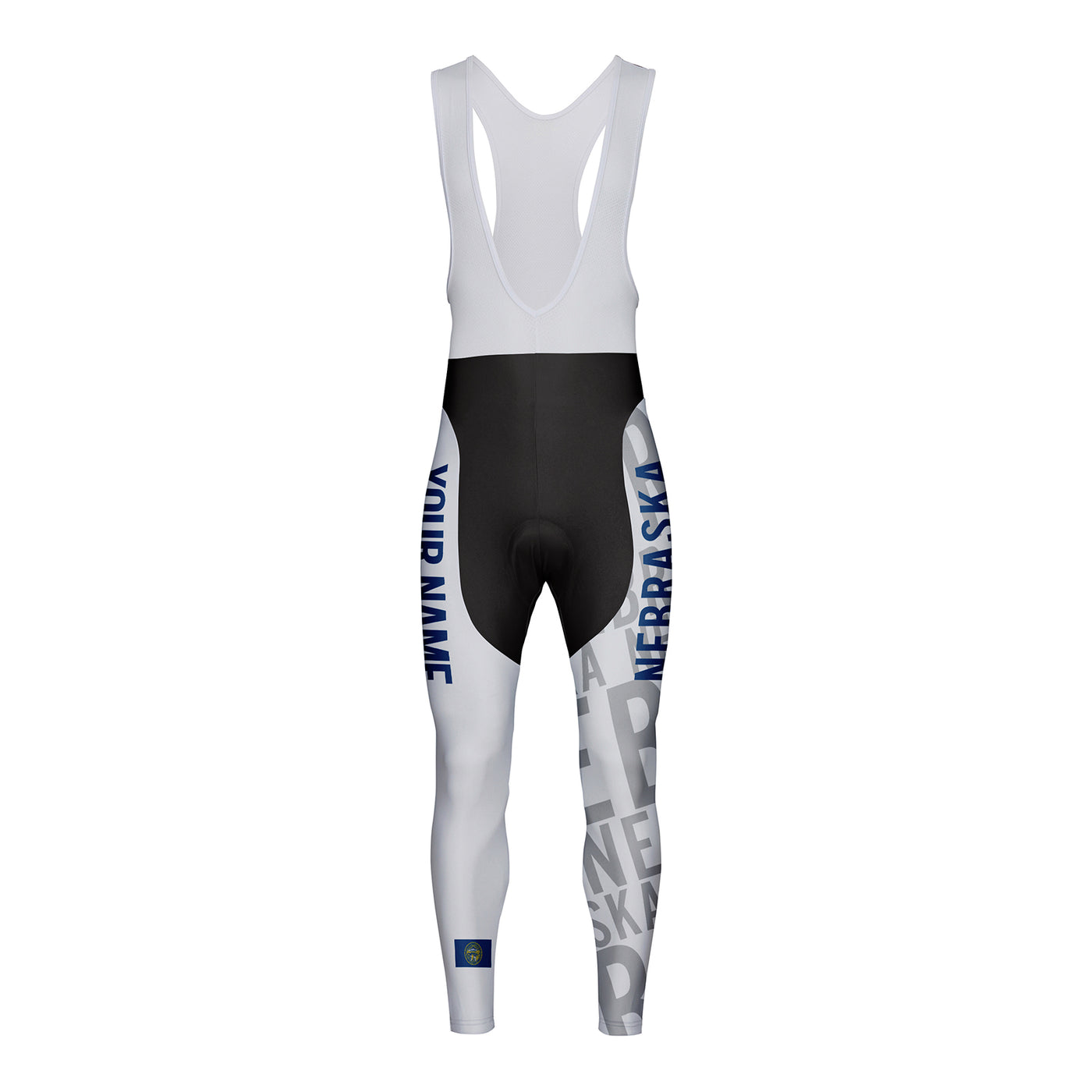 Customized Nebraska Unisex Cycling Bib Tights Long Pants