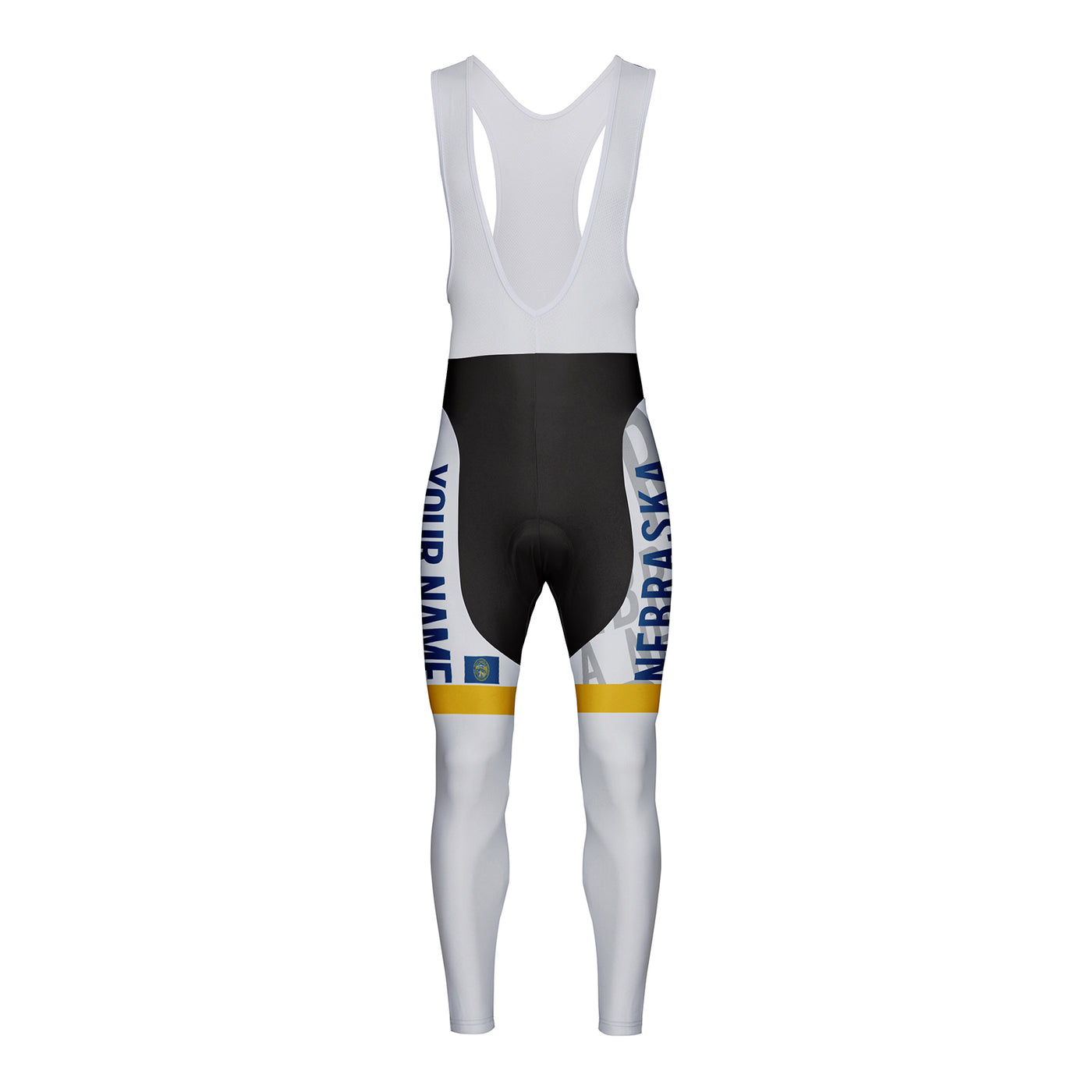 Customized Nebraska Unisex Cycling Bib Tights Long Pants