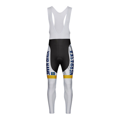 Customized Nebraska Unisex Cycling Bib Tights Long Pants