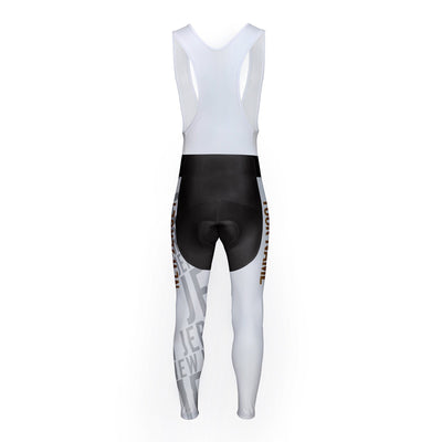 Customized New Jersey Unisex Thermal Fleece Cycling Bib Tights Long Pants