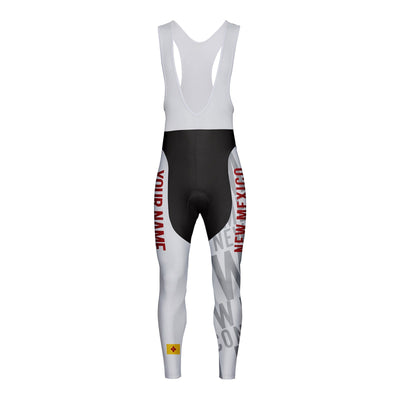 Customized New Mexico Unisex Thermal Fleece Cycling Bib Tights Long Pants