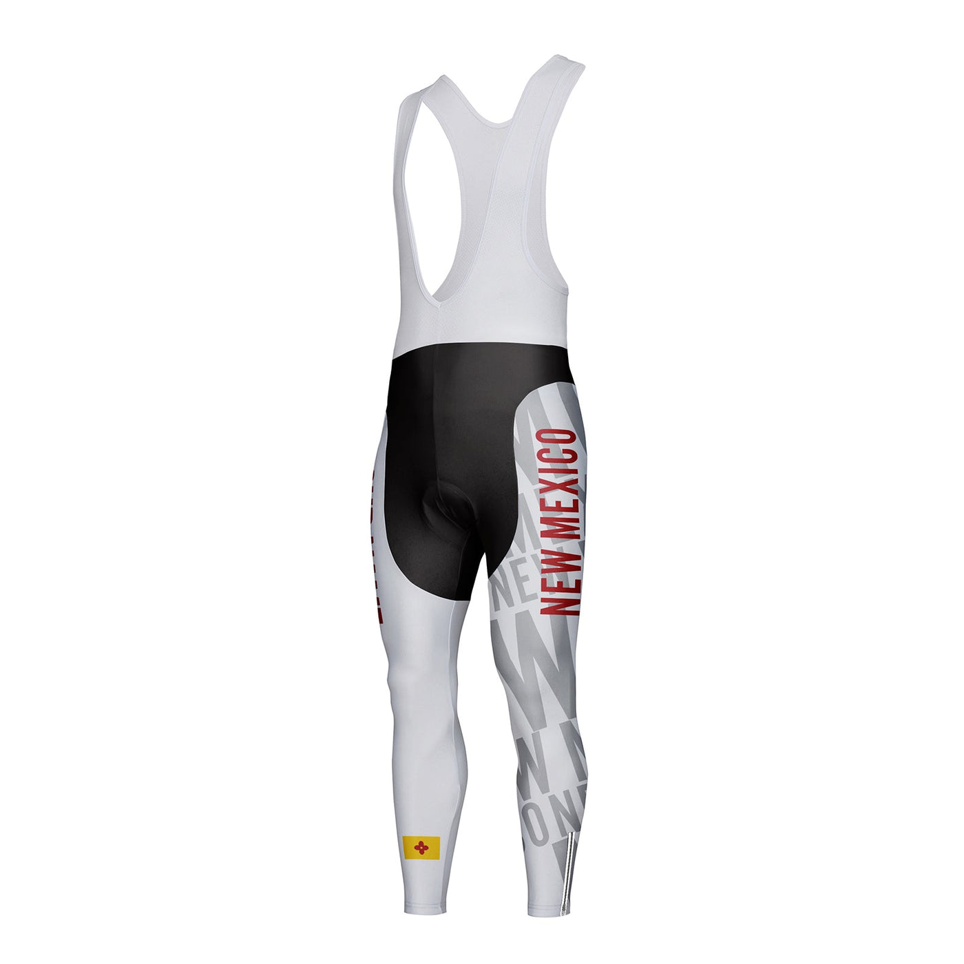 Customized New Mexico Unisex Thermal Fleece Cycling Bib Tights Long Pants