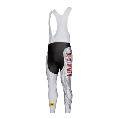 Customized New Mexico Unisex Thermal Fleece Cycling Bib Tights Long Pants