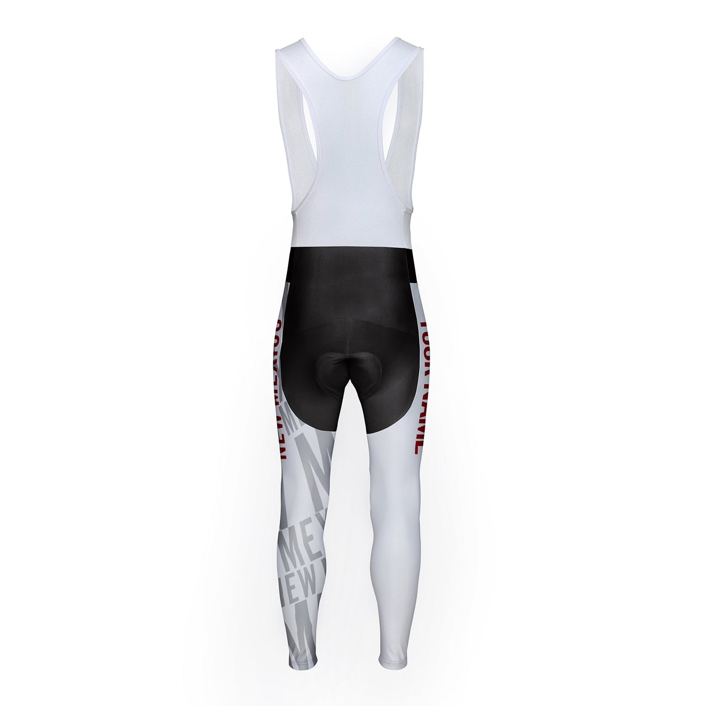 Customized New Mexico Unisex Thermal Fleece Cycling Bib Tights Long Pants