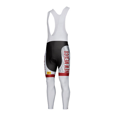 Customized New Mexico Unisex Thermal Fleece Cycling Bib Tights Long Pants