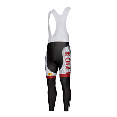 Customized New Mexico Unisex Thermal Fleece Cycling Bib Tights Long Pants