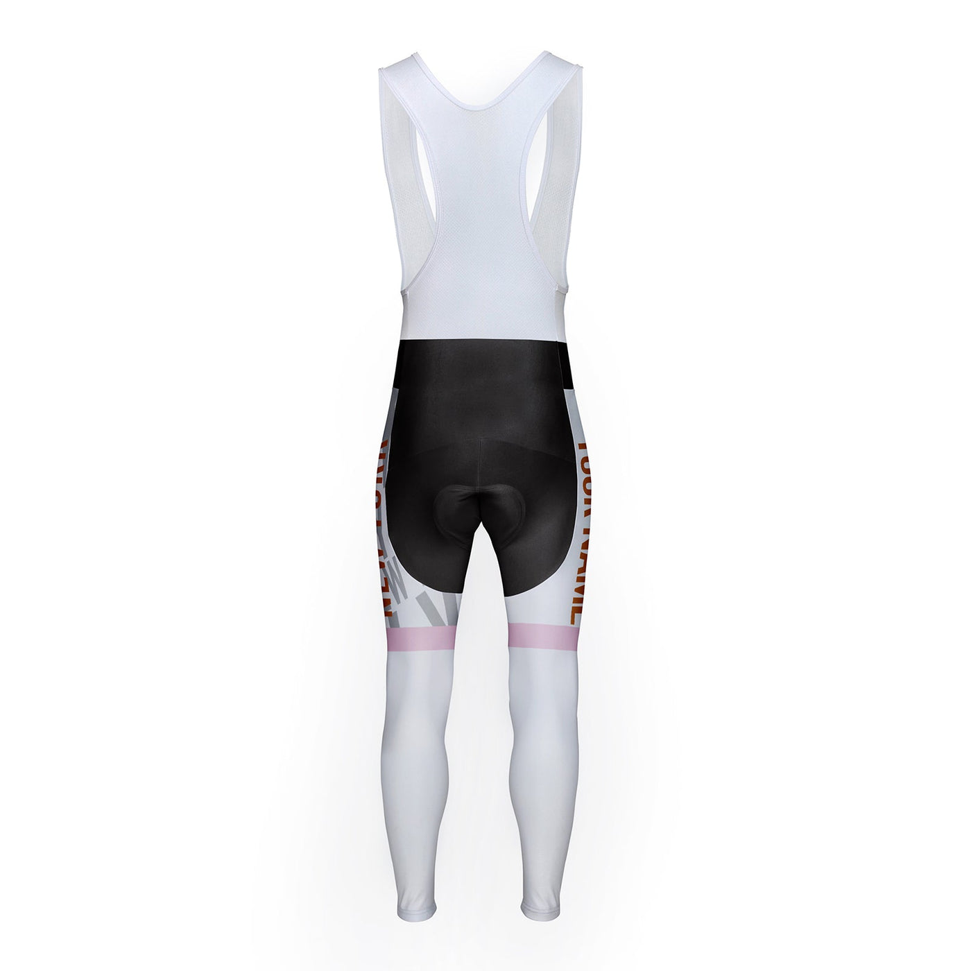 Customized New York Unisex Thermal Fleece Cycling Bib Tights Long Pants