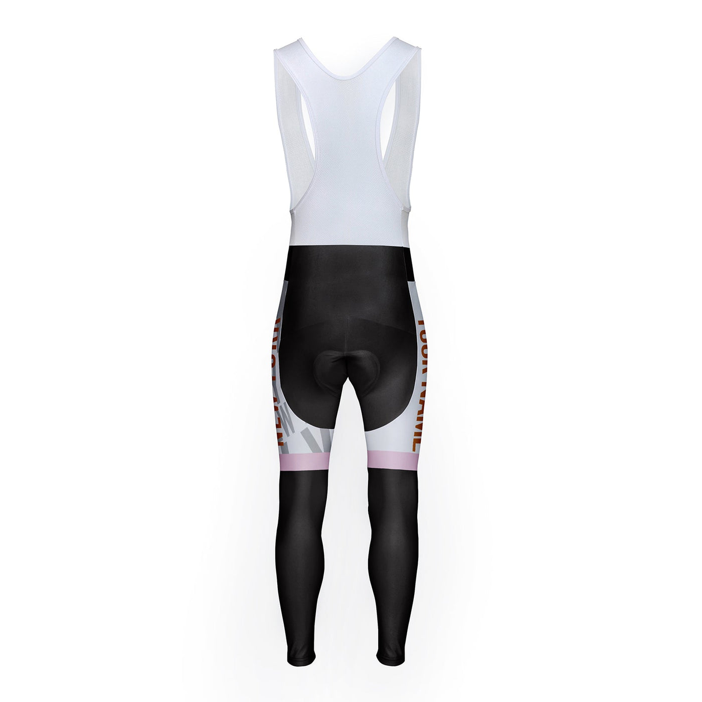 Customized New York Unisex Thermal Fleece Cycling Bib Tights Long Pants