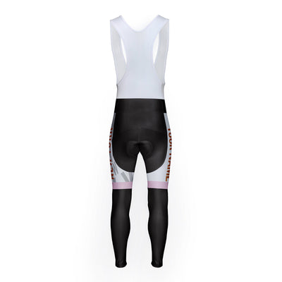 Customized New York Unisex Thermal Fleece Cycling Bib Tights Long Pants