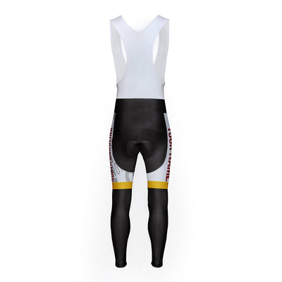 Customized North Carolina Unisex Thermal Fleece Cycling Bib Tights Long Pants