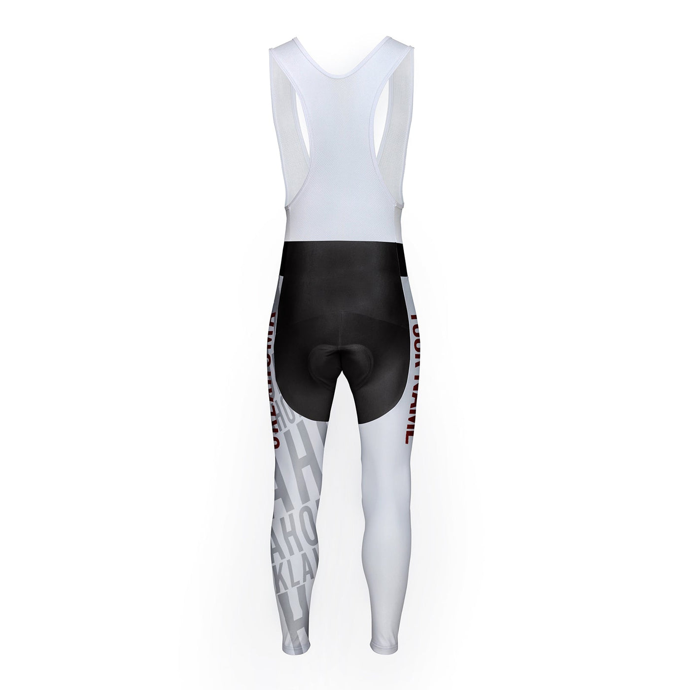 Customized Oklahoma Unisex Thermal Fleece Cycling Bib Tights Long Pants
