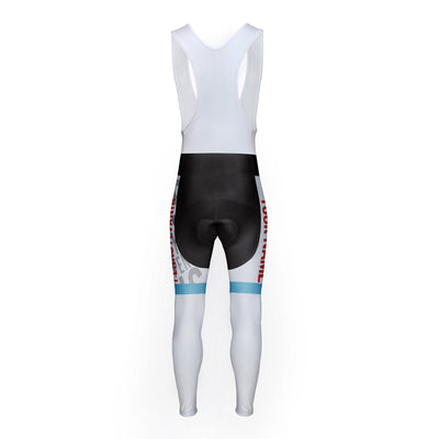 Customized Pennsylvania Unisex Thermal Fleece Cycling Bib Tights Long Pants