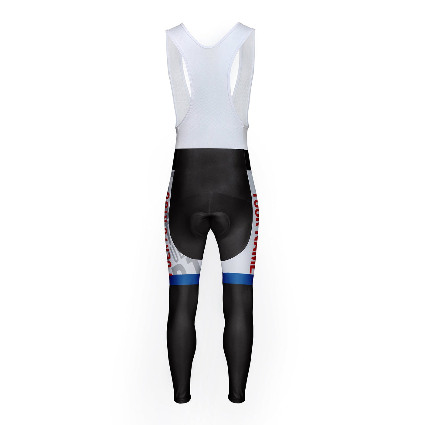Customized Puerto Rico Unisex Thermal Fleece Cycling Bib Tights Long Pants