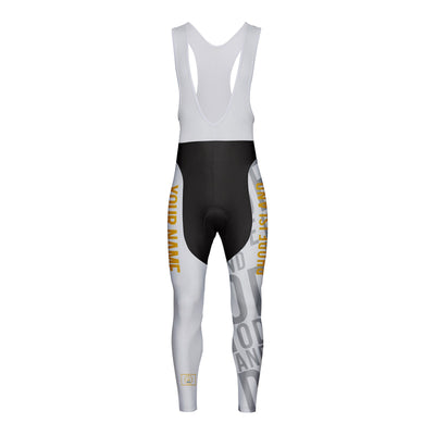Customized Rhode Island Unisex Thermal Fleece Cycling Bib Tights Long Pants