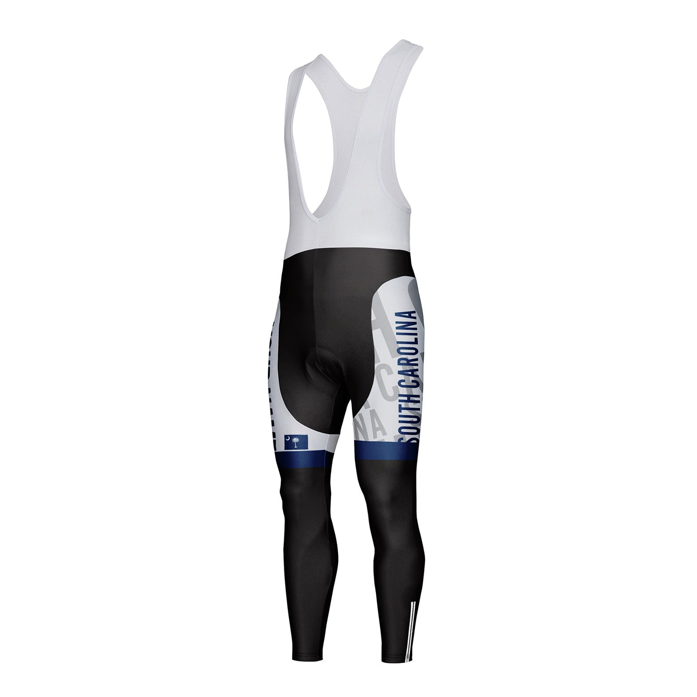 Customized South Carolina Unisex Thermal Fleece Cycling Bib Tights Long Pants