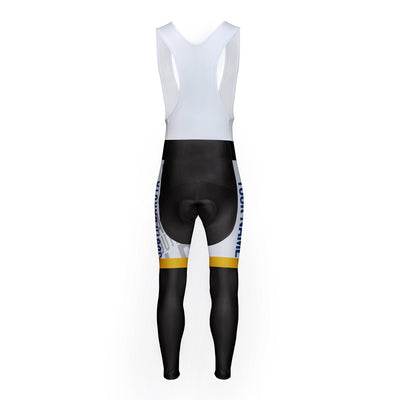 Customized South Dakota Unisex Thermal Fleece Cycling Bib Tights Long Pants
