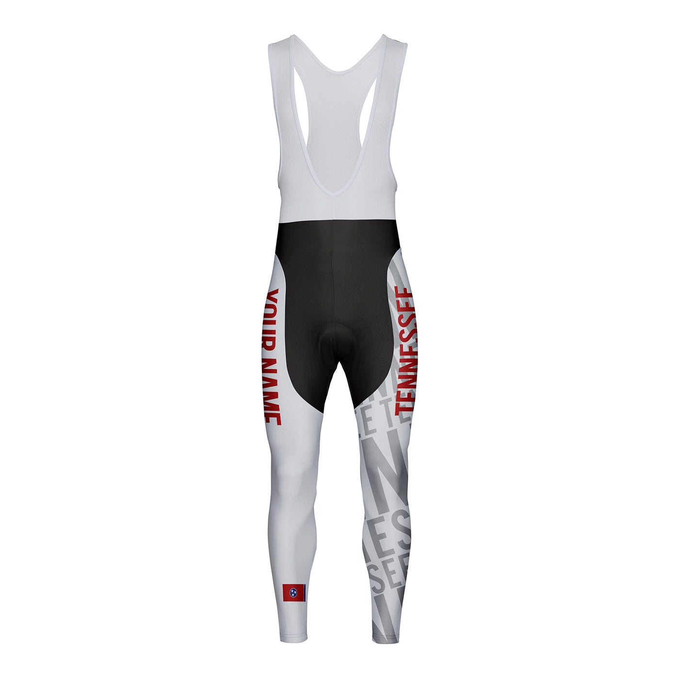 Customized Tennessee Unisex Thermal Fleece Cycling Bib Tights Long Pants