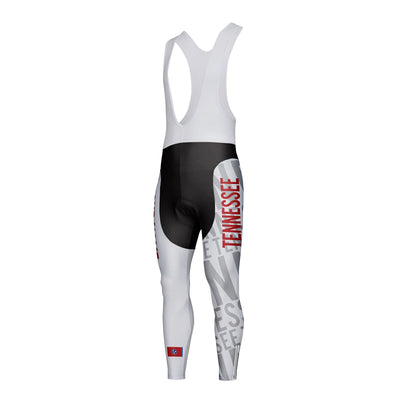 Customized Tennessee Unisex Thermal Fleece Cycling Bib Tights Long Pants