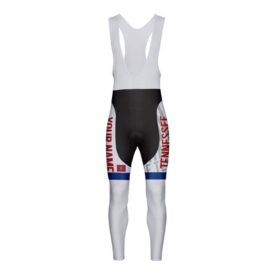 Customized Tennessee Unisex Thermal Fleece Cycling Bib Tights Long Pants