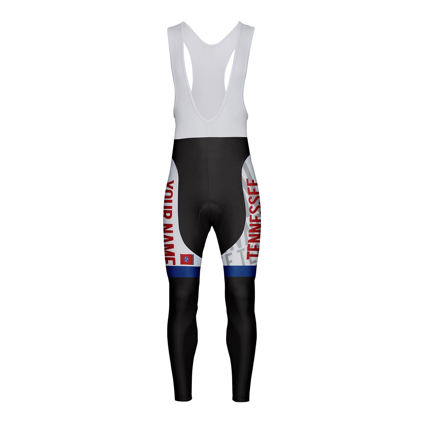 Customized Tennessee Unisex Thermal Fleece Cycling Bib Tights Long Pants