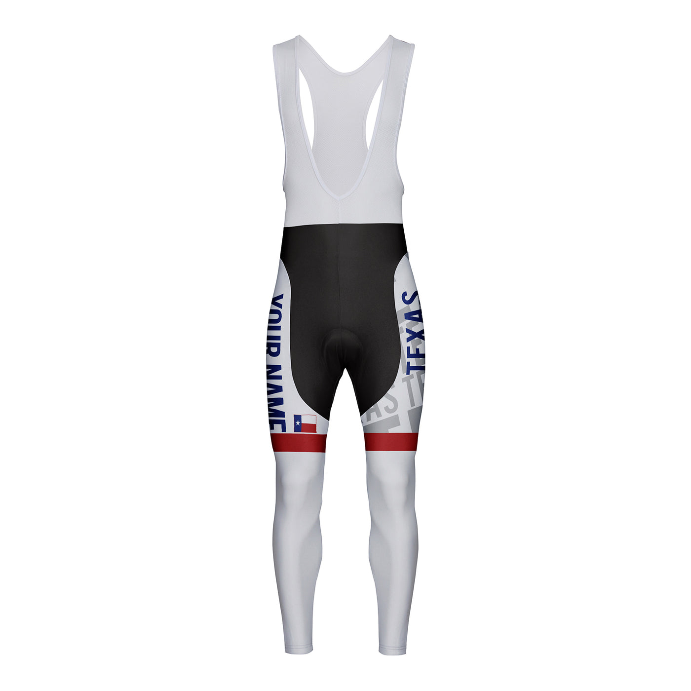Customized Texas Unisex Cycling Bib Tights Long Pants
