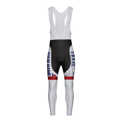 Customized Texas Unisex Cycling Bib Tights Long Pants