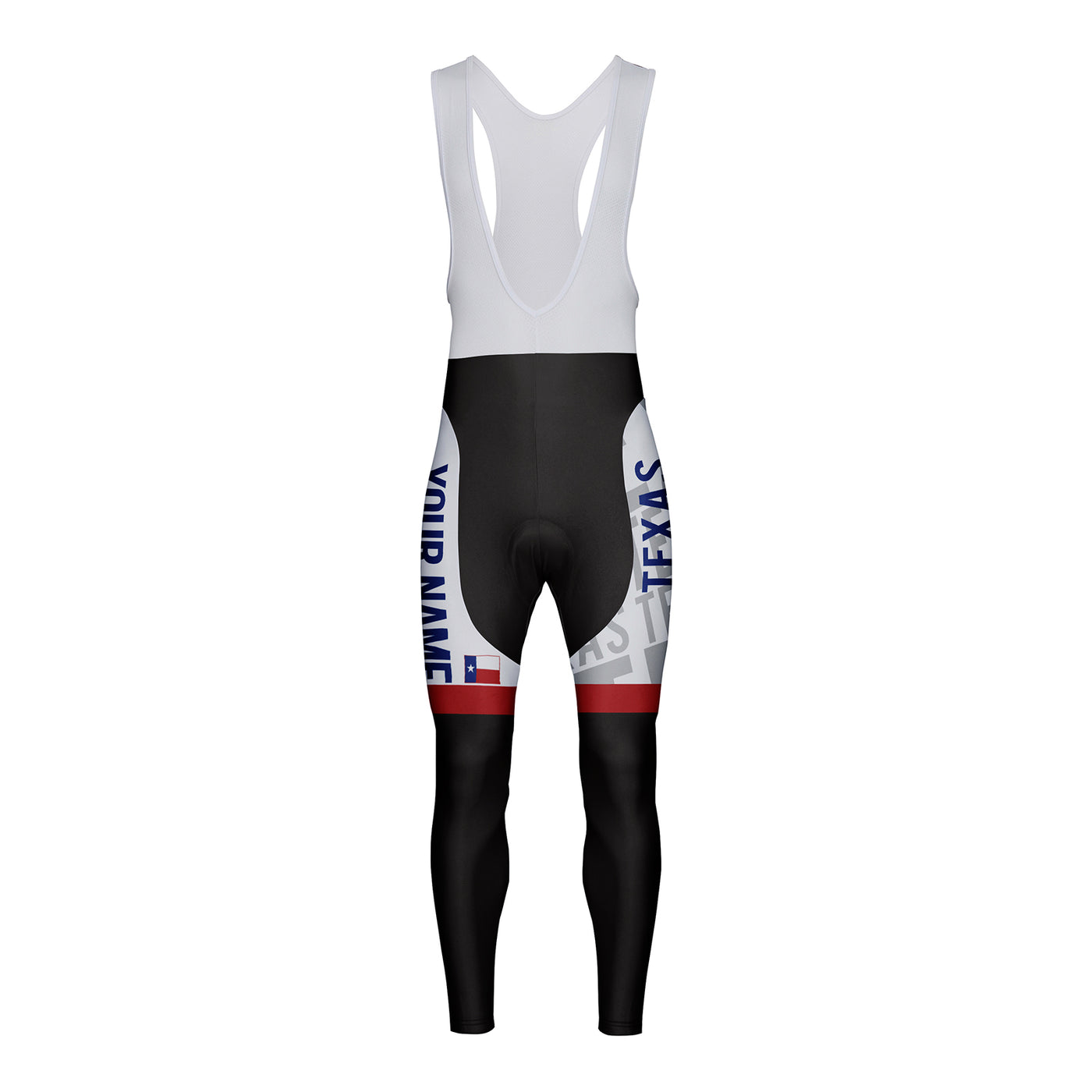 Customized Texas Unisex Cycling Bib Tights Long Pants