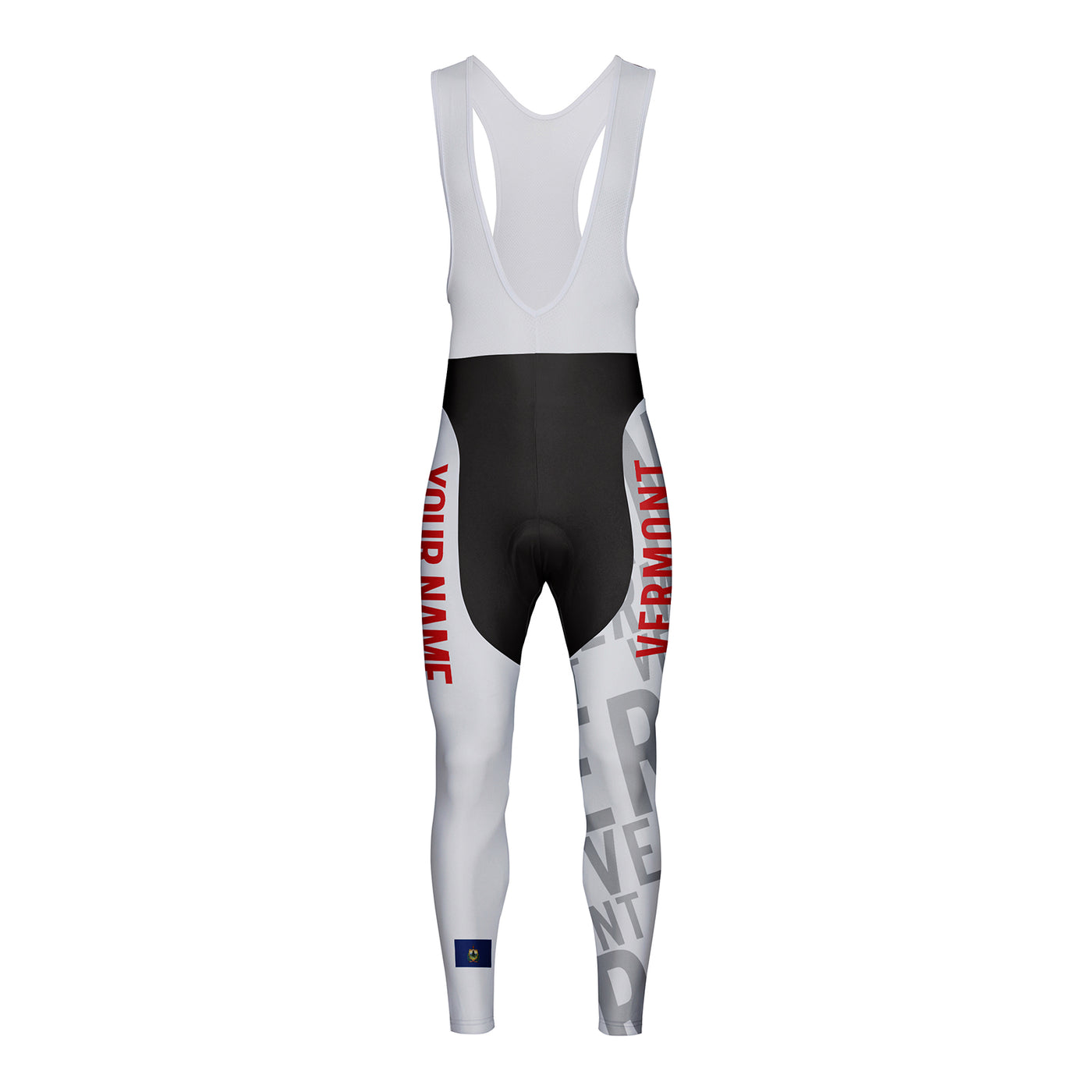 Customized Vermont Unisex Cycling Bib Tights Long Pants