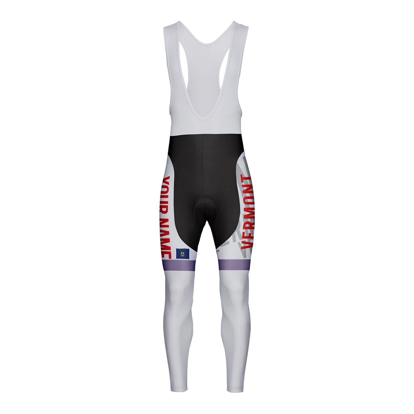 Customized Vermont Unisex Cycling Bib Tights Long Pants